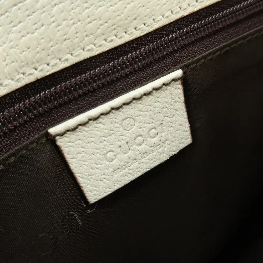 Gucci Jackie Canvas & Leather Hobo Bag Beige